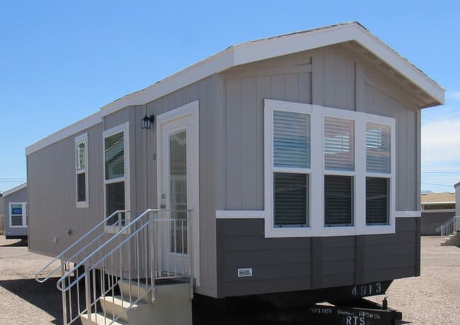 399 sqft Tiny Home with Loft Bedroom Exterior View